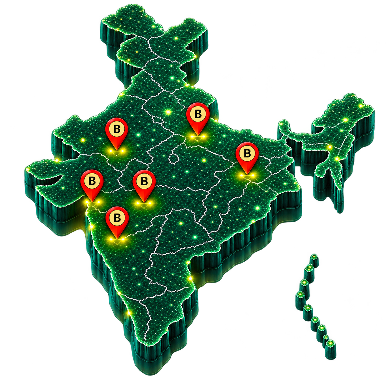 BcStep presence across India